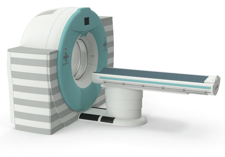 This  image  shows  a PET scan machine