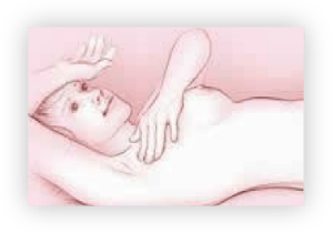 Lying down image.