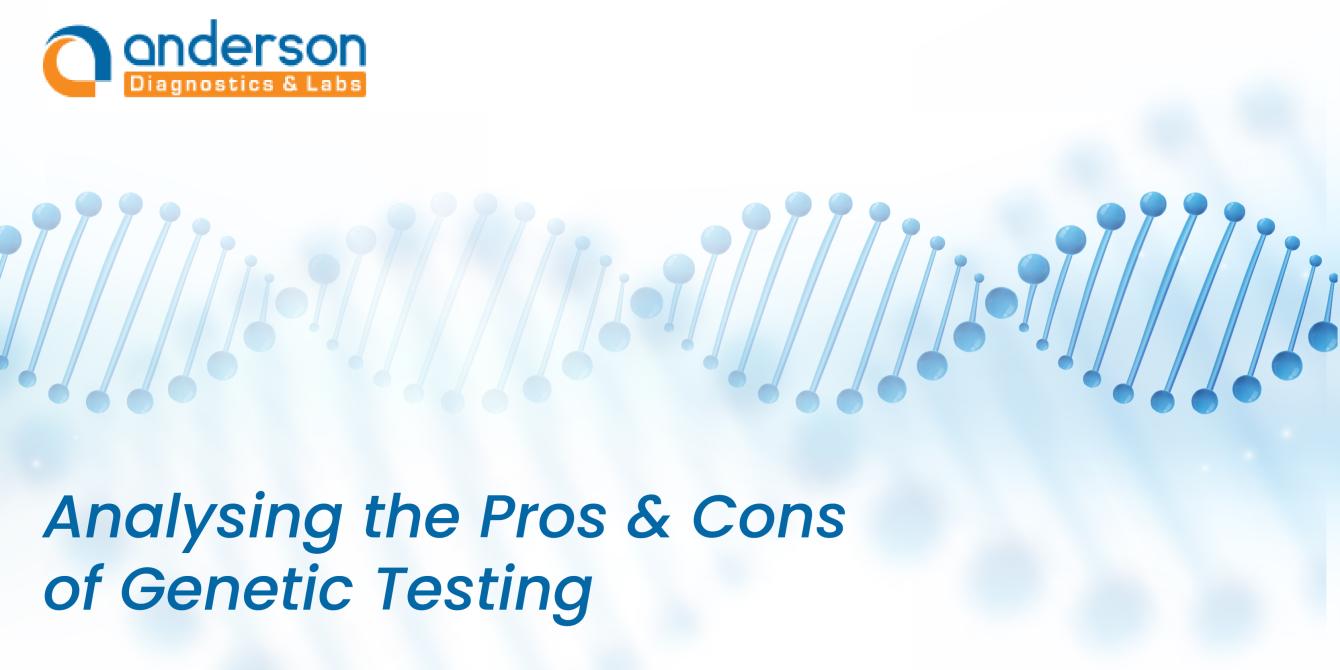 An image of DNA depicting the pros and cons of genetic testing.