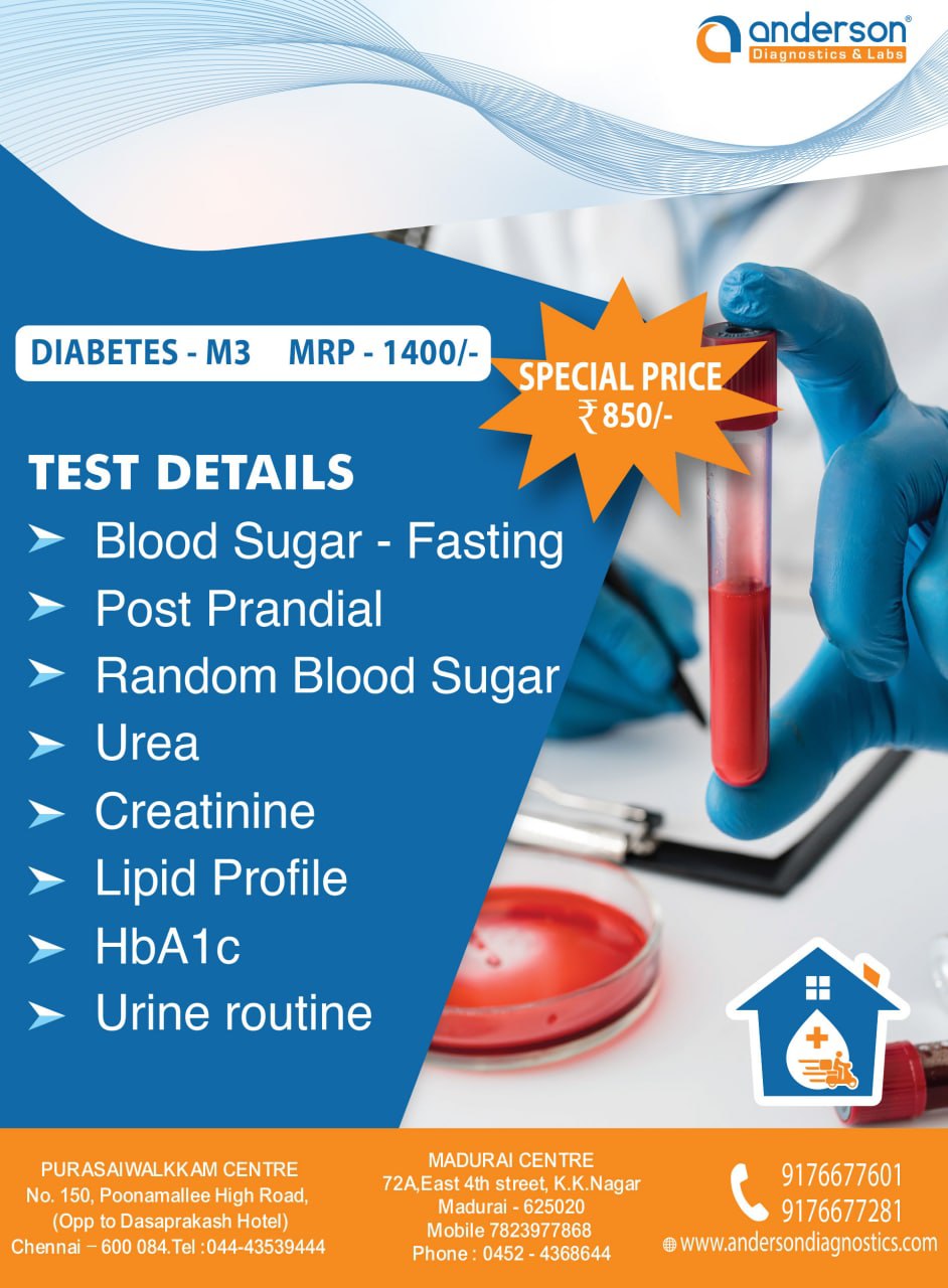 An e-poster for Diabetes - M3 package.