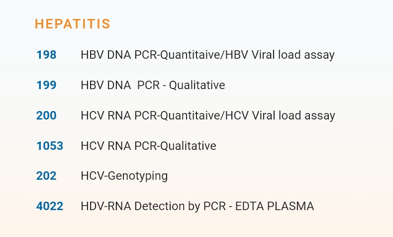 Hepatitis catalog.