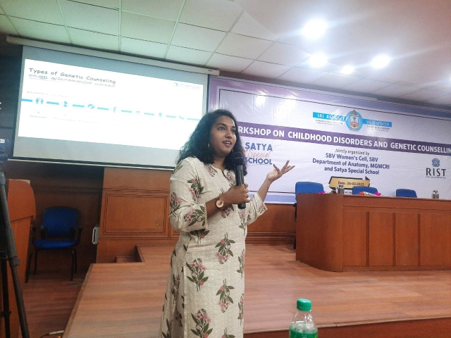 A talk on the Insights on Childhood Disorders by Suruthi Abirami.