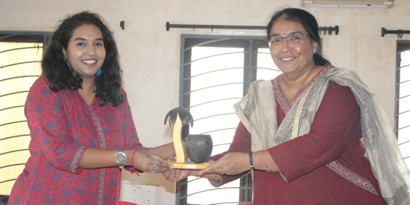 Ms. Suruthi Abirami felicitated with a memento.