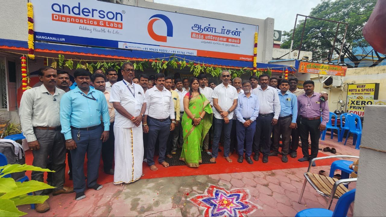 The opening of the new Anderson Diagnostic Center at Nanganallur.